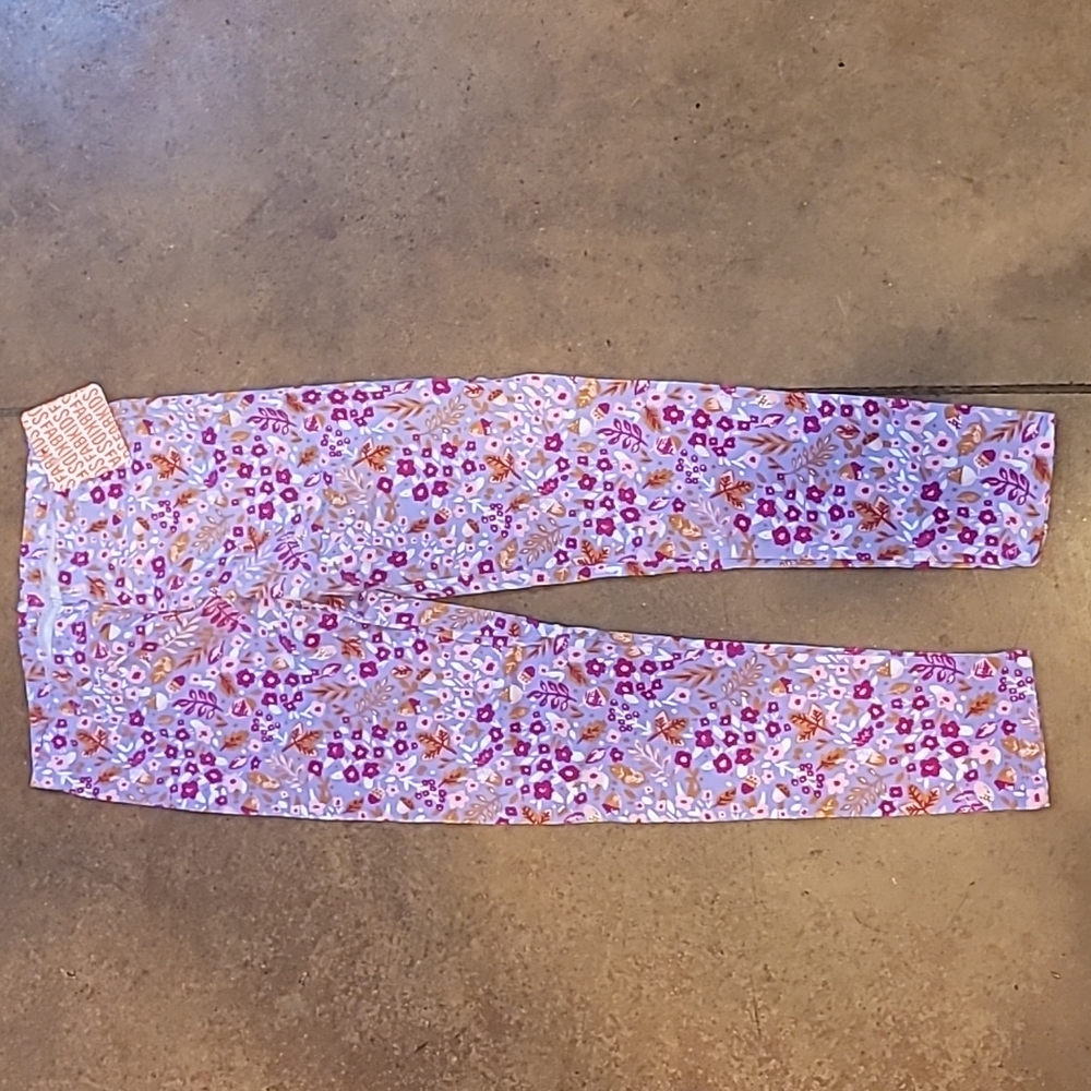 Fab Kids Floral Leggings